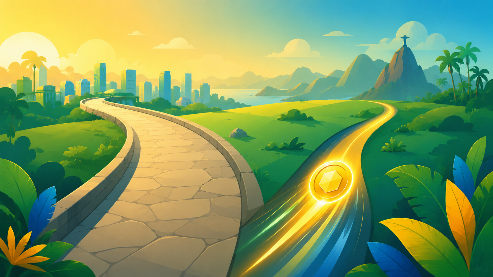 Ilustração de dois caminhos regulatórios diferentes para tokenização de ações no Brasil, representando a CVM 88 e a CVM 160